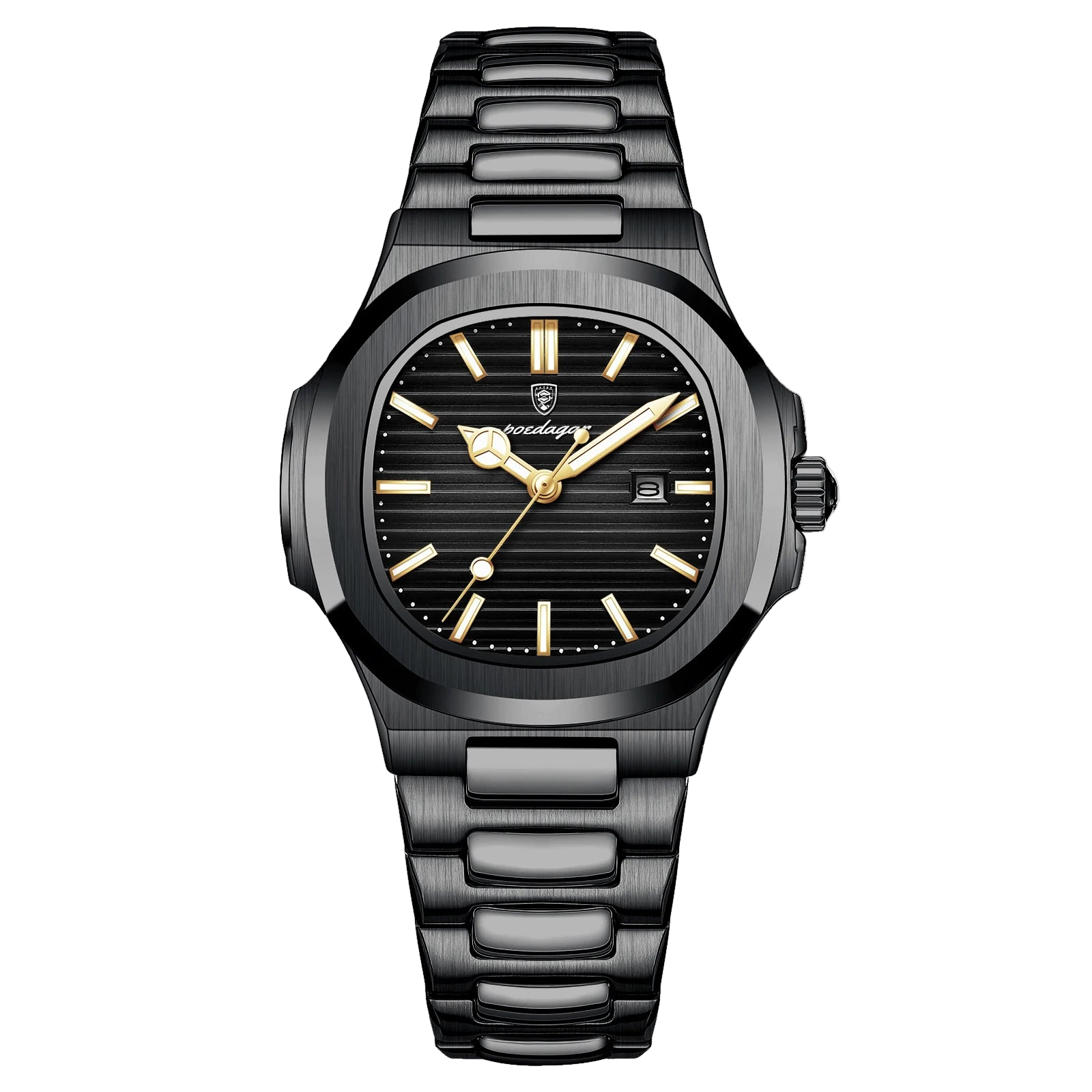 POEDAGAR Luxury Square Watch for Woman Waterproof Luminous Date Ladies Watch Stainless Steel Quartz Women's Watches Female...