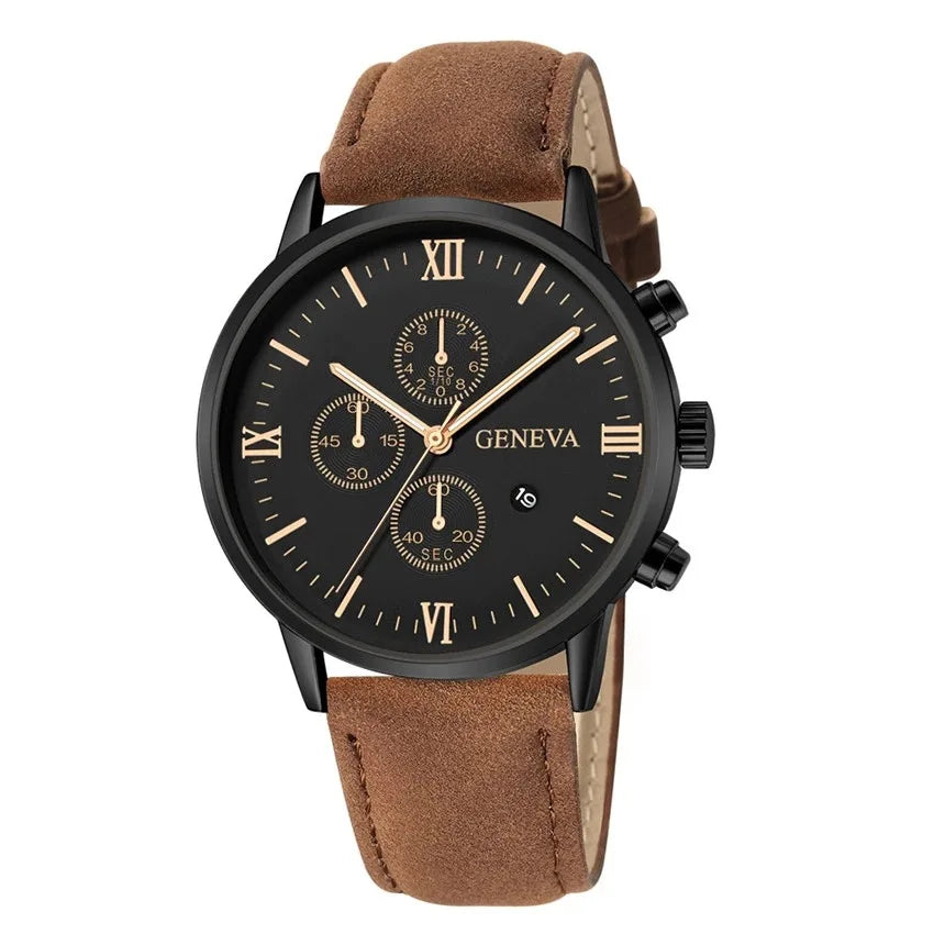 Valoré Set – Men's Luxury Leather Watch - Additional product view 6