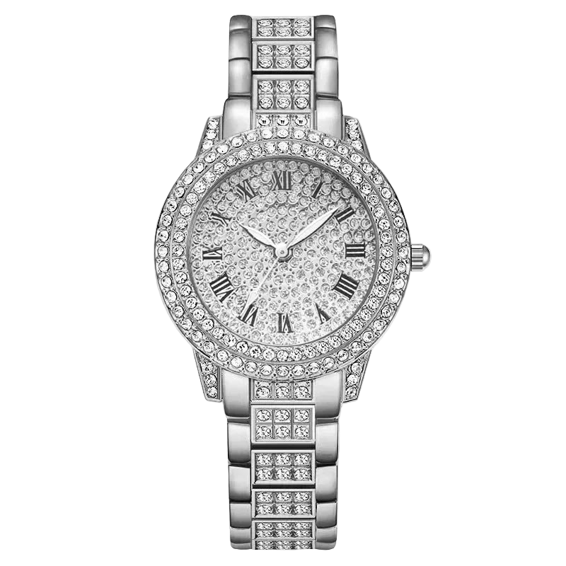 top rated Luxury Women Shiny Bracelet Watches Fine Zircon Mechanical Lady Wristwatches Fashion Folding Watches Buckle Watc...