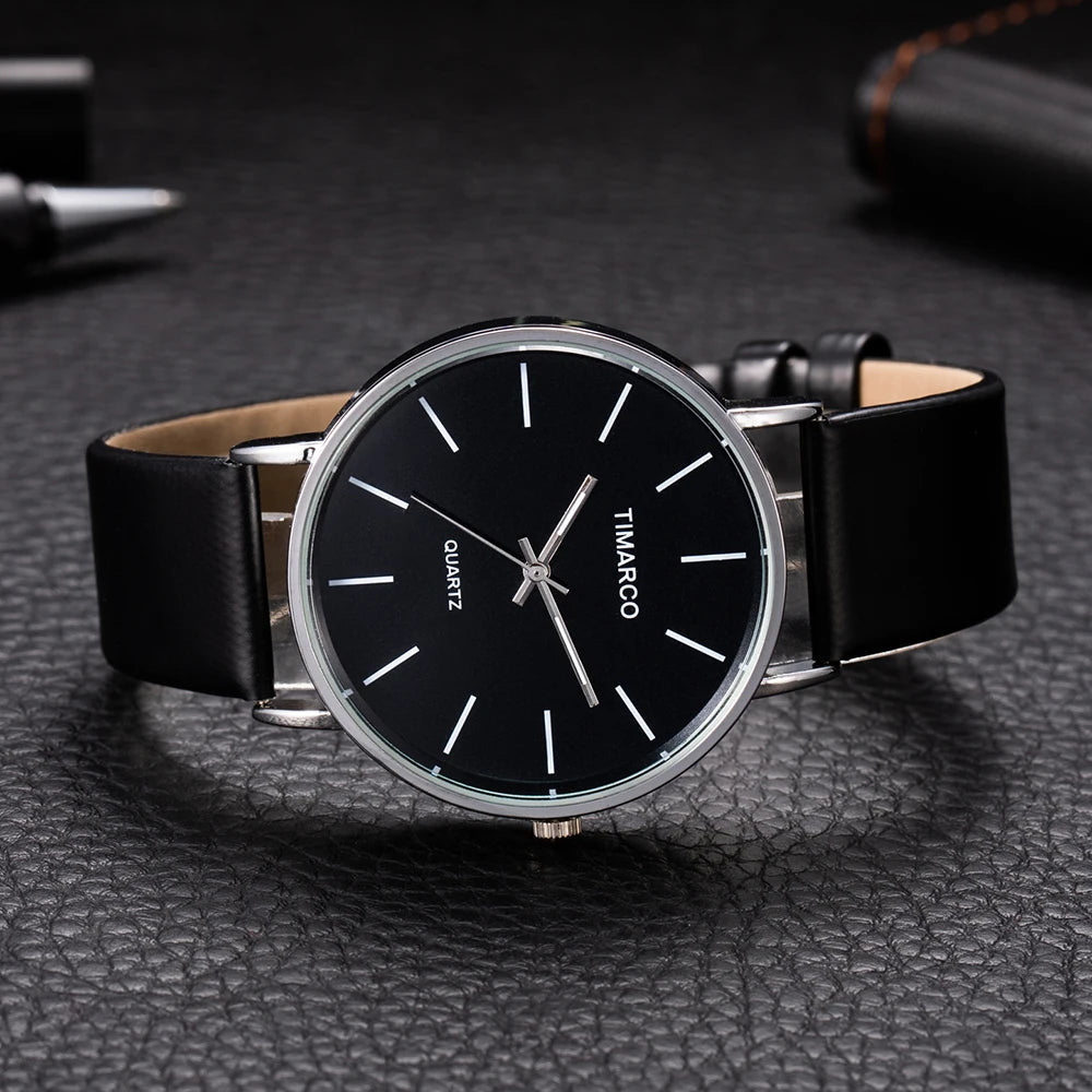 Women's Watches Simple Style Watch Fashion Metal Round Dial Analog Quartz Watch for Men Women Minimalist Watch Quartz Cloc...