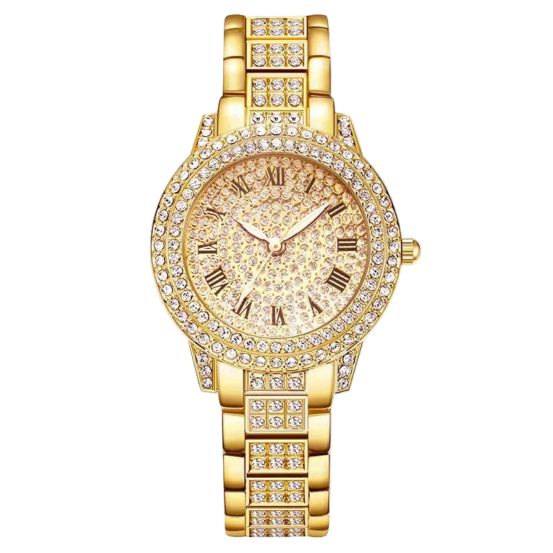 Luxury Women Shiny Bracelet Watches Fine Zircon Mechanical Lady Wristwatches Fashion Folding Watches Buckle Watch Reloj Mu...
