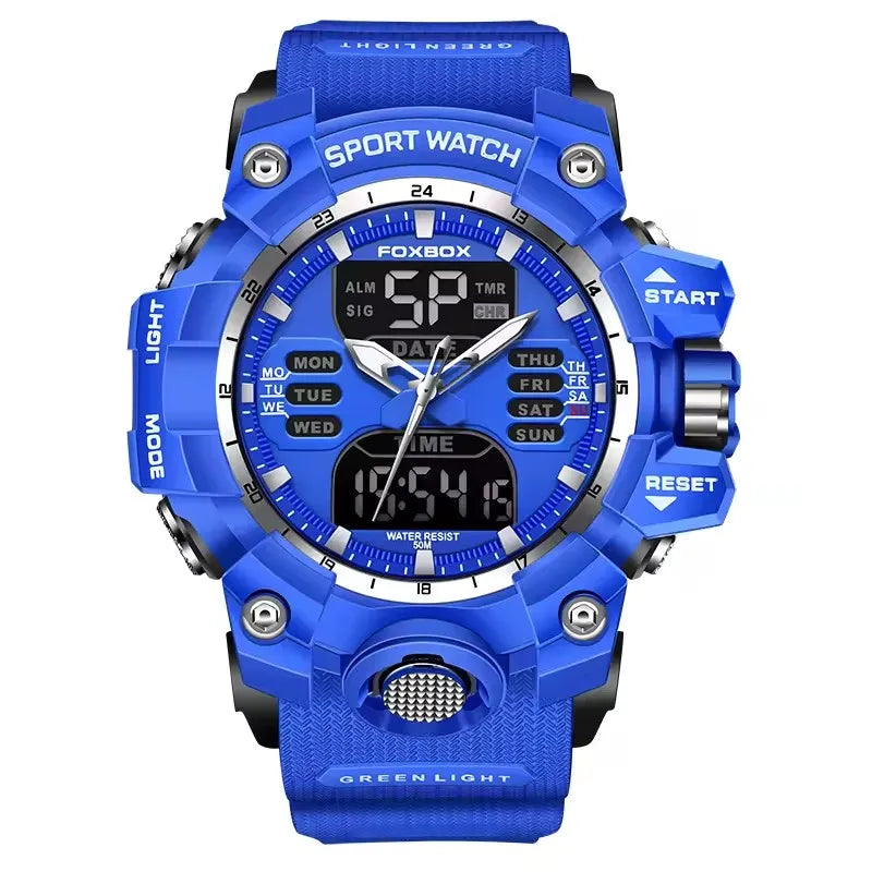 LIGE Waterproof Watches for Men Luxury Sport Chronograph Alarm Wristwatch Military Quartz Clock Digital Male Watch Student...
