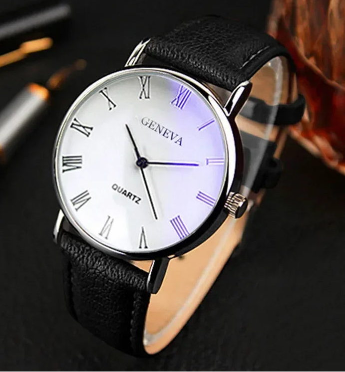 Famous Brand Men Quartz Watch Business Casual Fashion Student Trend Leather Strap Wristwatch Luxury Gift Clock Dropshippin...