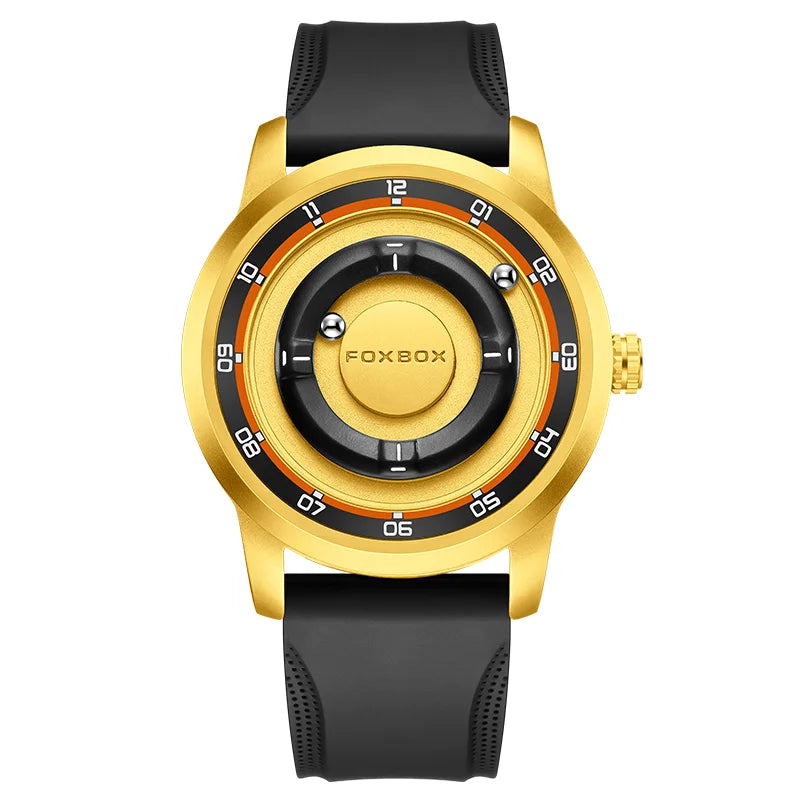 vastara foxbox magnetic ball dial watch watch 15 - business unisex timepiece with waterproof (USA)