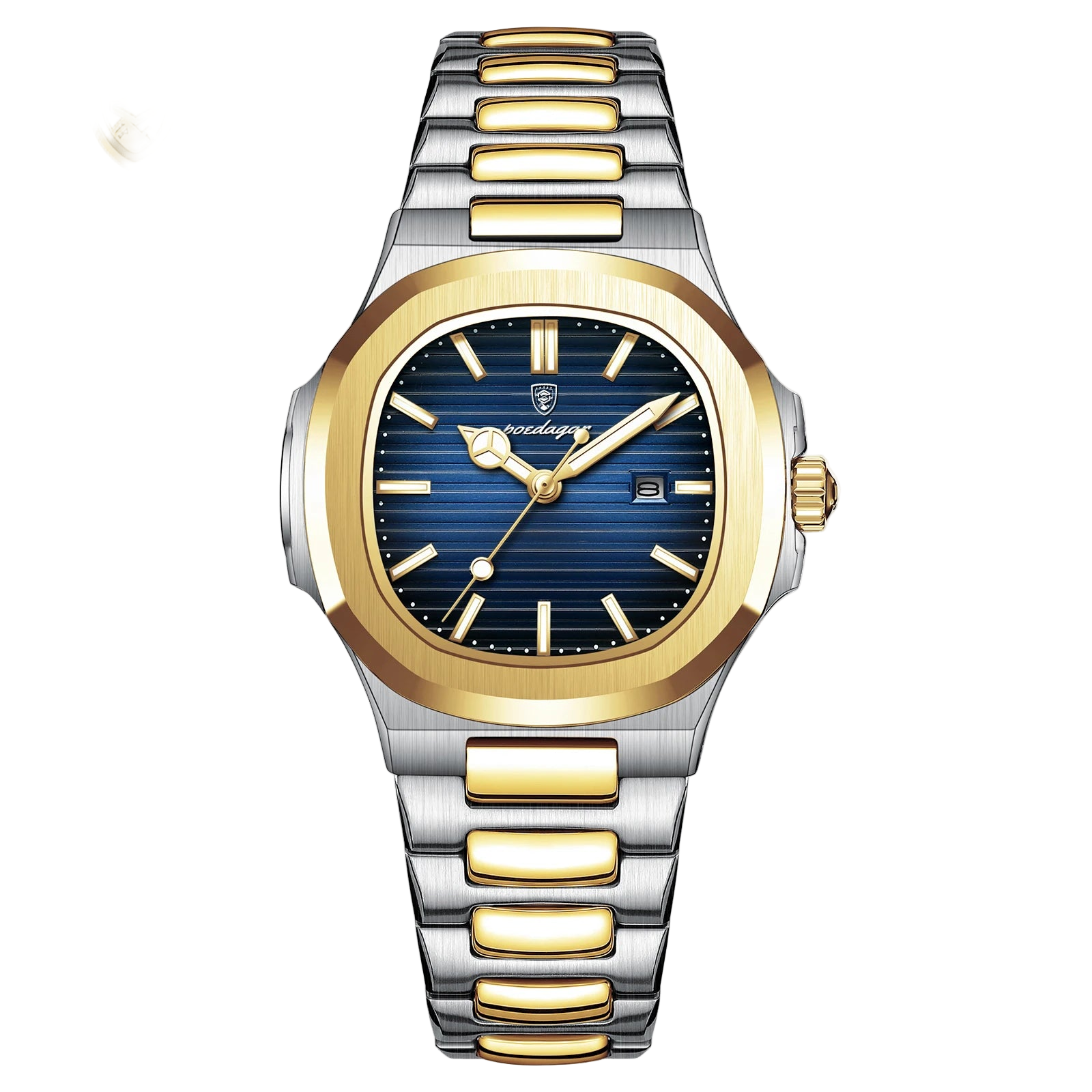 popular POEDAGAR Luxury Square Watch for Woman Waterproof Luminous Date Ladies Watch Stainless Steel Quartz Women's Watche...