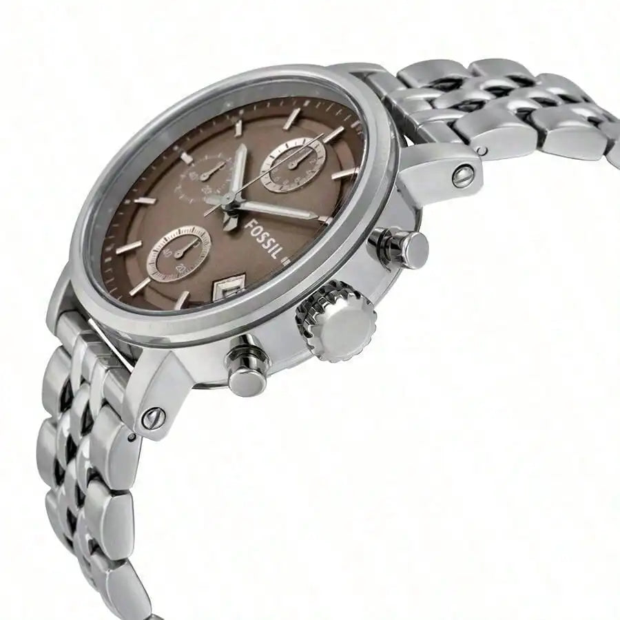 vastara - fossil woman watches quartz watch-stainless steel dial and strap watch detail - quartz movement movement,