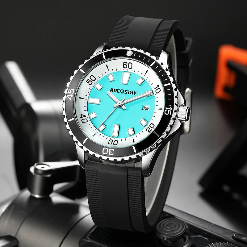 TitanForge™ ChronoX – Luminous Waterproof Sports Watch for Men