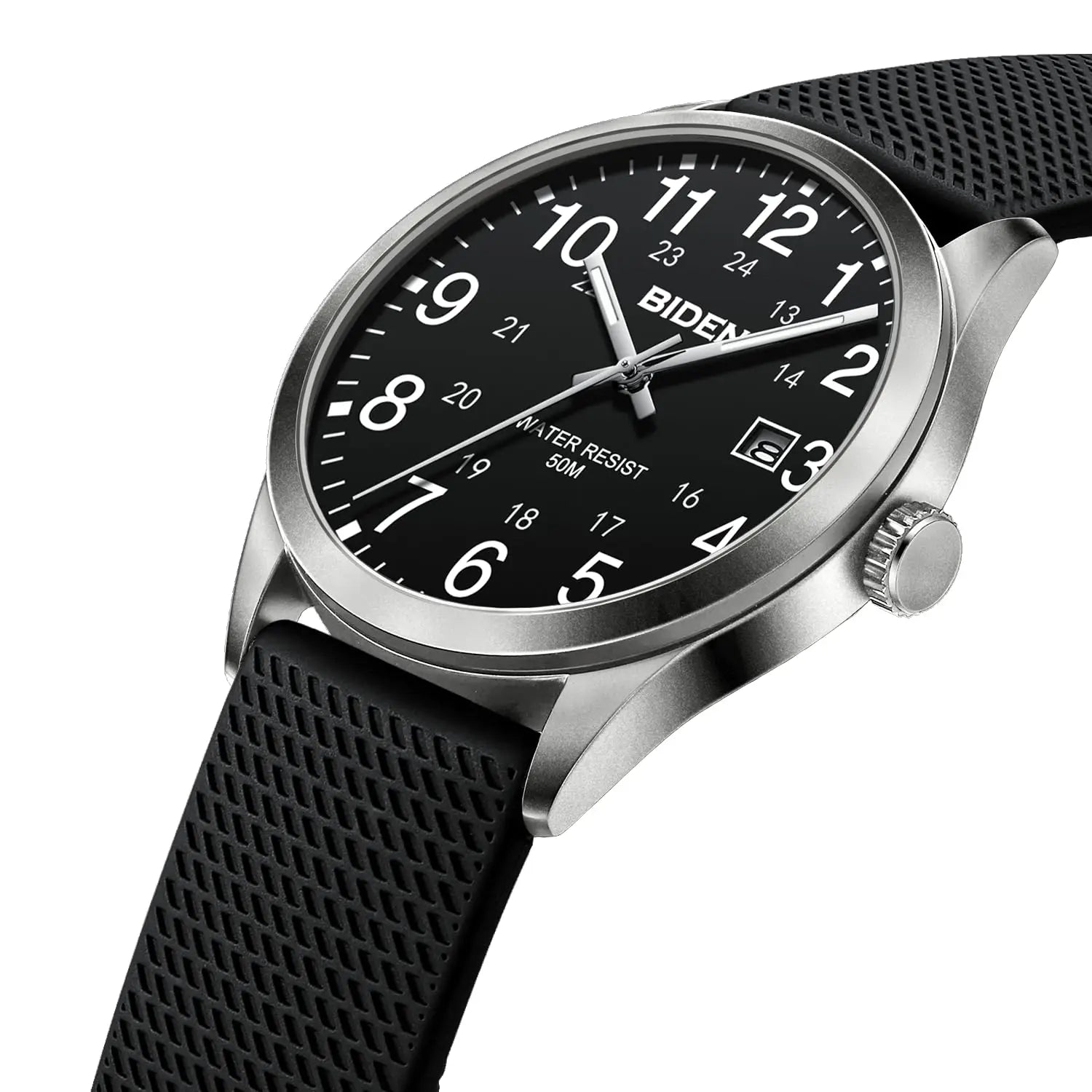 vastara - biden men's watch quartz sports watch detail - quartz movement movement, waterproof, waterproof sports design (USA)