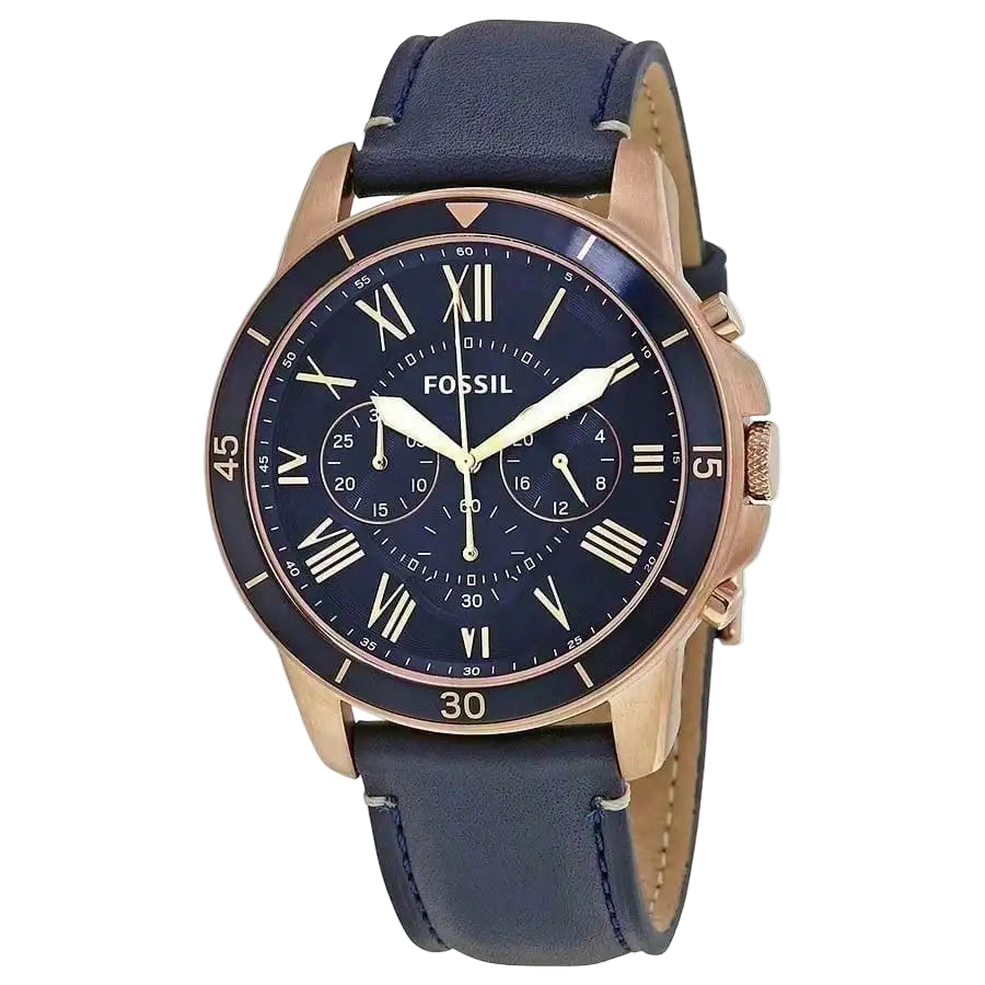 vastara - fossil man watches quartz watch watch detail - quartz movement movement, chronograph, waterproof casual design