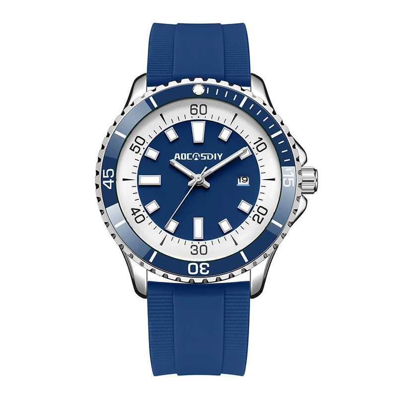 TitanForge™ ChronoX – Luminous Waterproof Sports Watch for Men