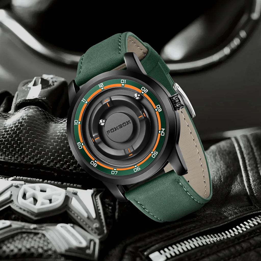 vastara foxbox magnetic watch trade in creative models watch 5 - classic unisex timepiece with waterproof (USA)