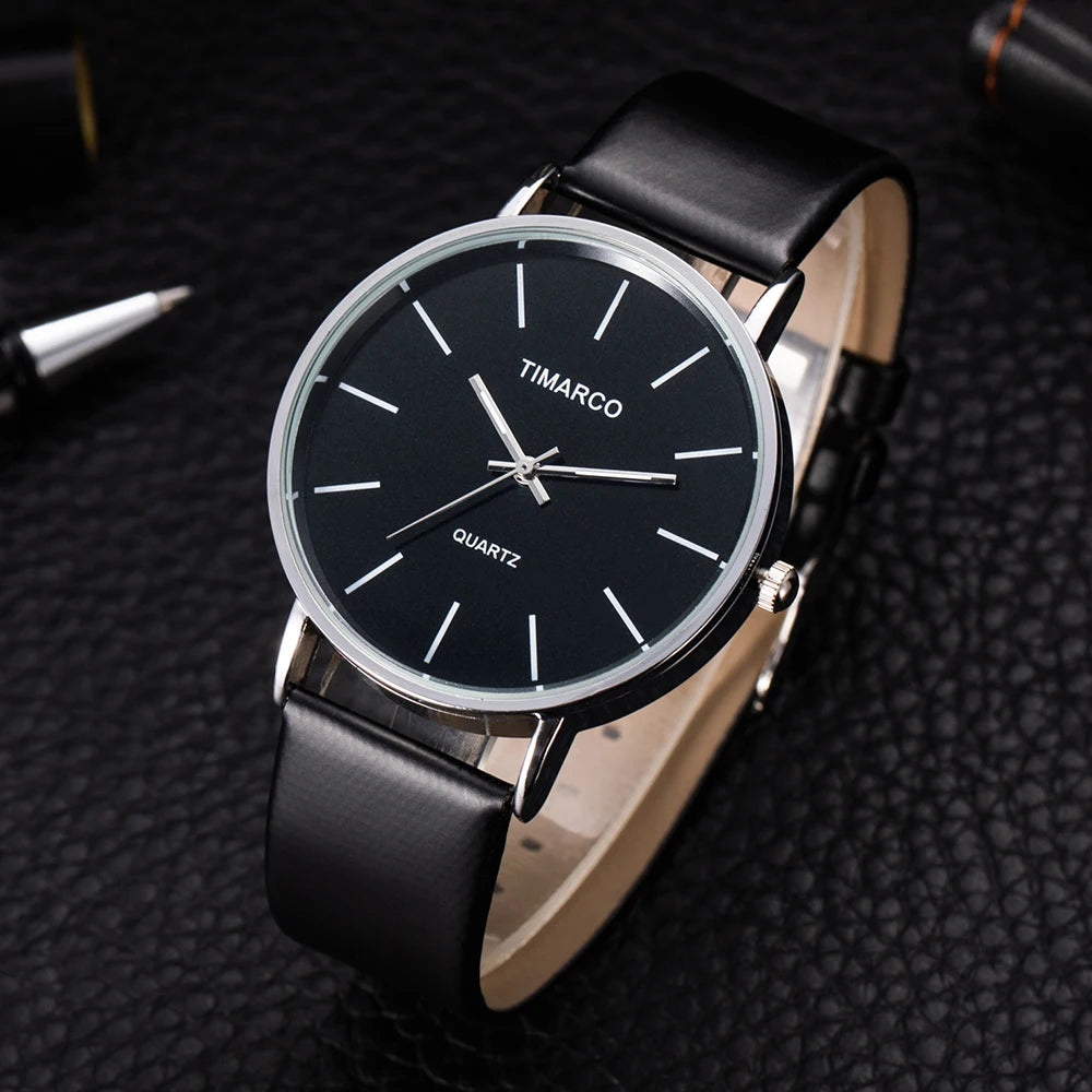 discount Women's Watches Simple Style Watch Fashion Metal Round Dial Analog Quartz Watch for Men Women Minimalist Watch Qu...