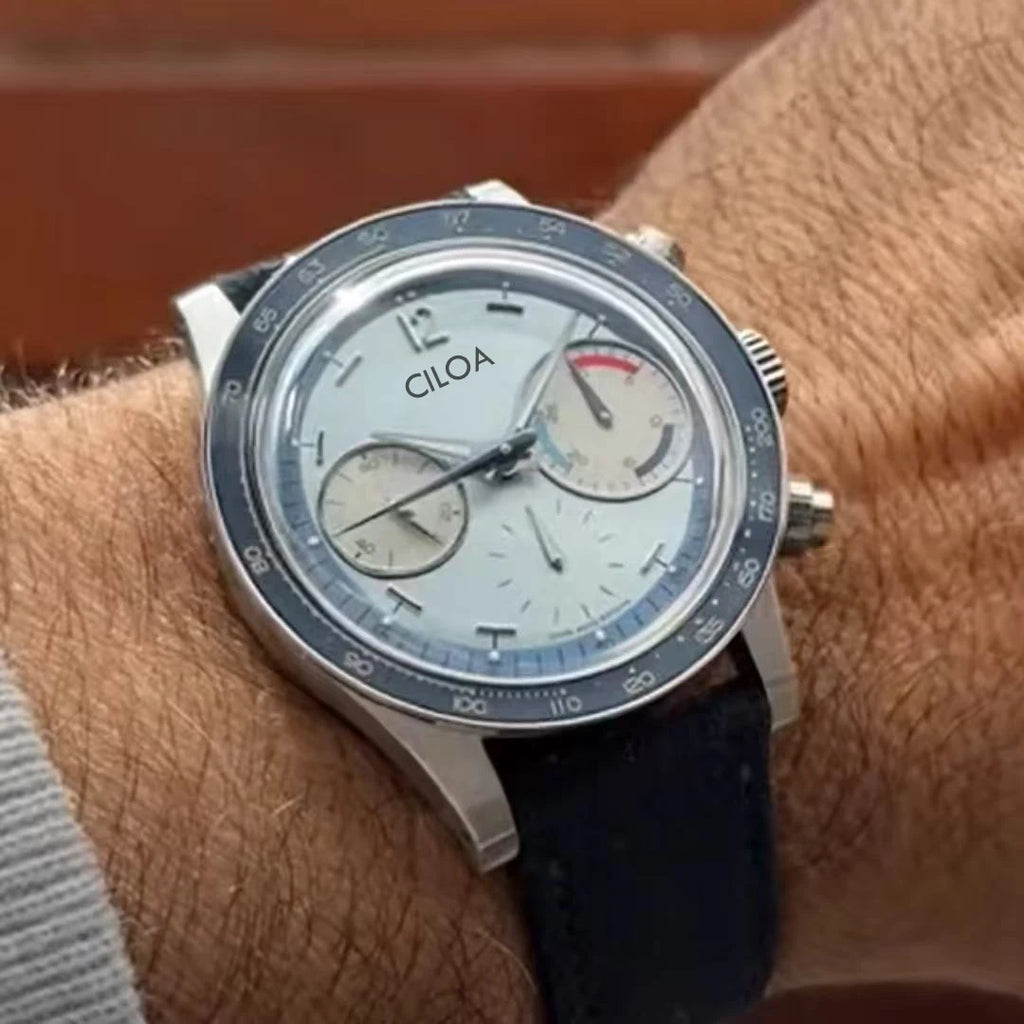 vastara ciloa blue round multi-function 's light authentic trend - classic unisex watch with stainless steel in blue