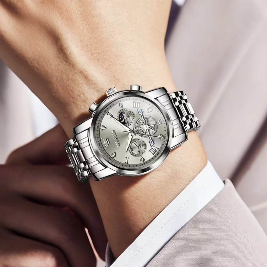 Apollo Chrono™ – Classic Men's Multifunction Watch