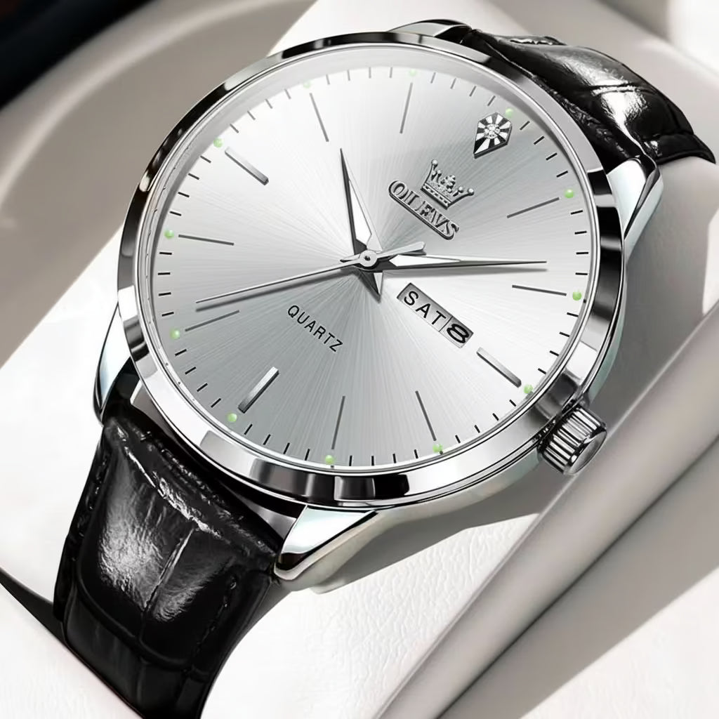 customer favorite OLEVS IMPÉRIA™ – The Dual Calendar Executive Watch - Product photo