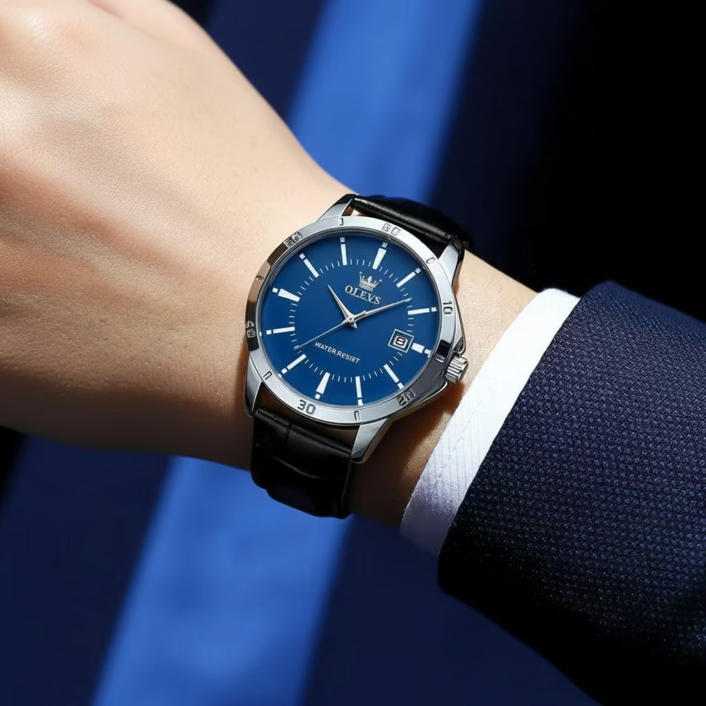 OLEVS NOIRÉ™ – The Minimalist Leather Timepiece - Additional product view 5